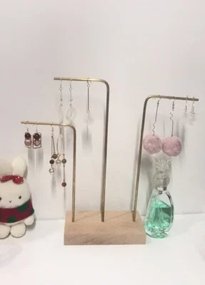 Серьги из цельного дерева ожерелье подвеска цепь браслеты дисплей держатель