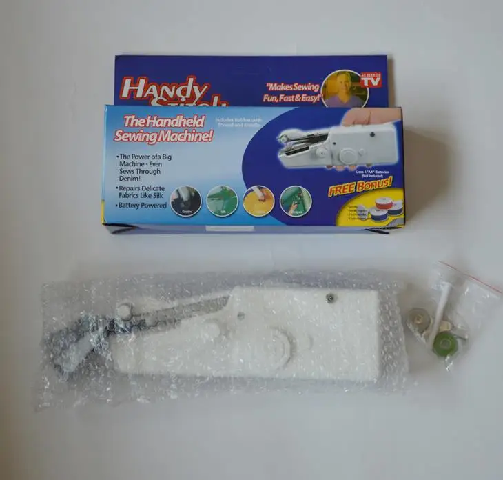 Ручная электрическая швейная машина для ручного шитья Мини Портативная Домашняя