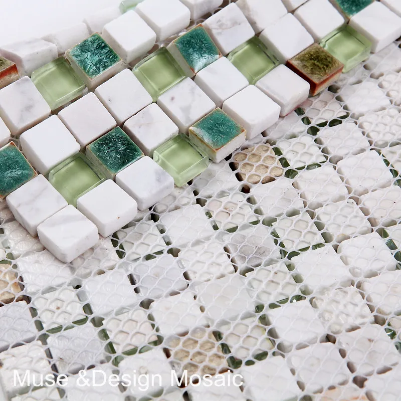 3D зеленые керамические Хрустальные стеклянные смешанные Белоснежки мраморная