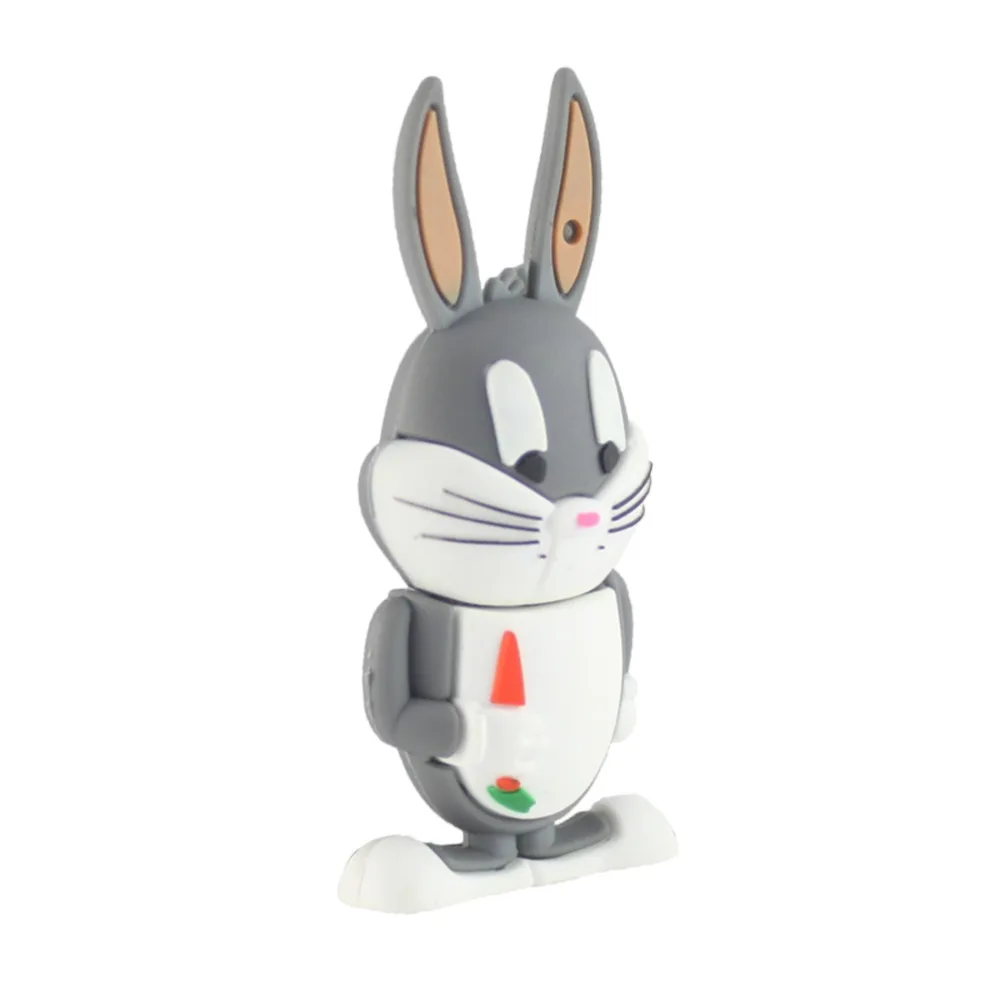 Мультфильм USB флэш-накопители 4 ГБ 8 ГБ аниме лиса кошка кролик милые Pendrives 32 Гб 16 Гб Персонализированная карта памяти, Флеш накопитель Flashdisk подарок