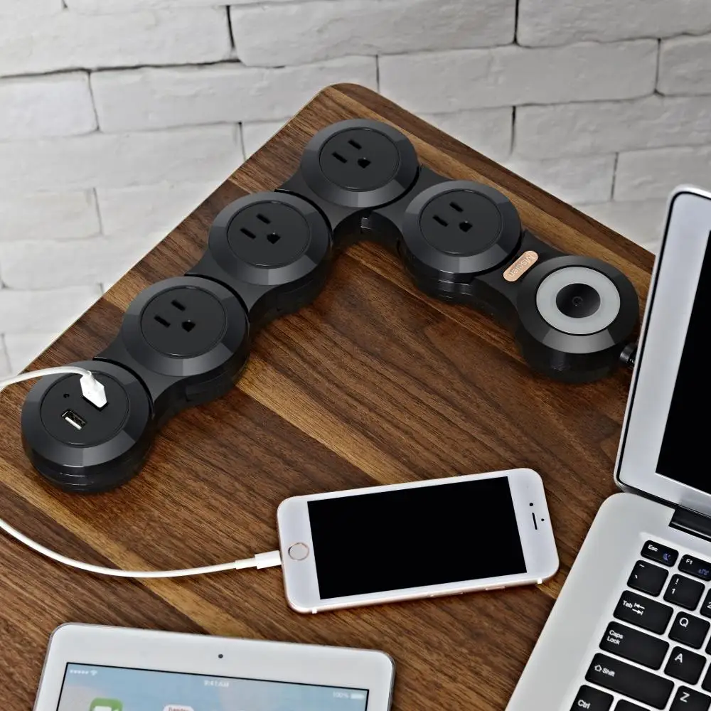 Удлинительные розетки с USB 4 AC smart EU plug 5 V 10A стабилизатор напряжения 1 8 м 3 адаптер