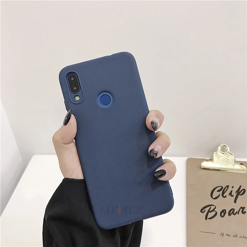 Матовый Силиконовый чехол для телефона huawei nova 5 5i 5t 4 3 3i 3e 2i 2s 2 lite plus Мягкий ТПУ чехол карамельного цвета