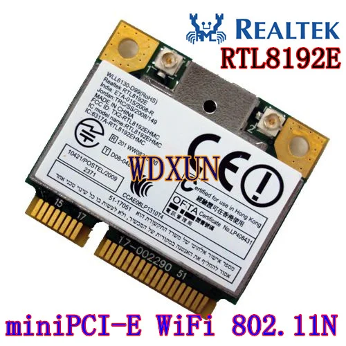Realtek Rtl8192e 802.11b/g/n 150 м для ноутбука встроенный беспроводной Lan Mini Pci e карта