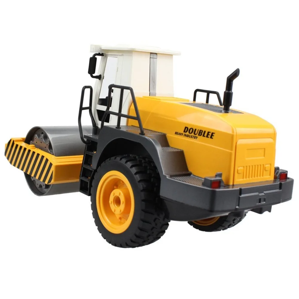 1:20 E522 Rc Truck Road Roller 2.4G Remote Control Single Drum Vibrate with Sound Engineer Electronic Vehicle Model Toys for Boy enlarge