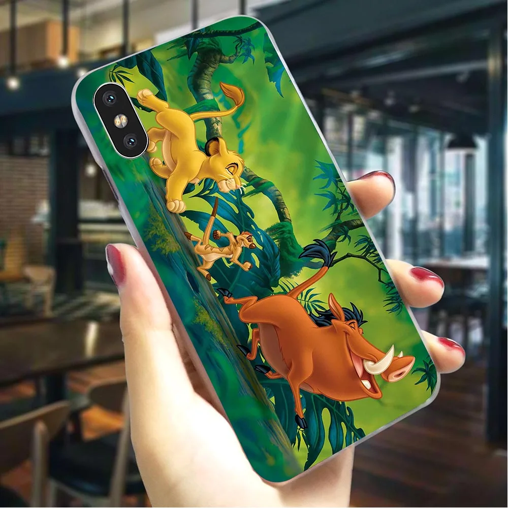 K0524306 Жесткий Чехол для iPhone 6, чехол Король Лев для iPhone 8, чехлы 7, XR, Xs, Max, 8 Plus, 5, 6 S, 5S, SE, защитный чехол s - Цвет: K0524306