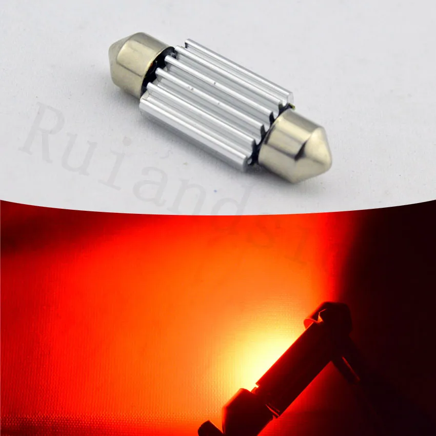 20 штук 31 мм 36 мм/39 мм/41 12 SMD 4014 красный купол с фестонами CANBUS без ошибок автомобиля