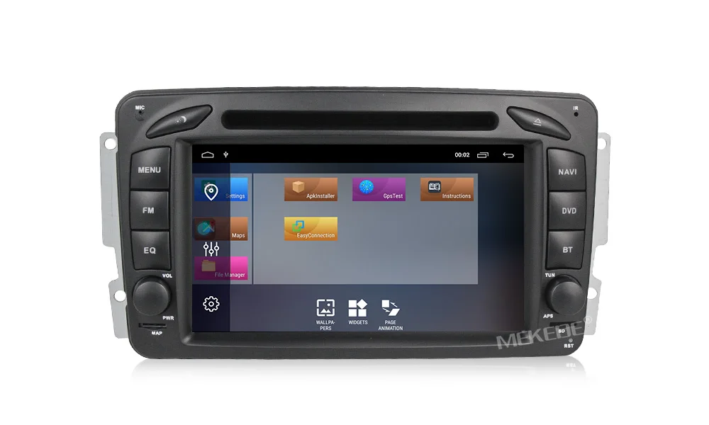 Android 9,1 2+ 32G HD Автомобильный dvd-плеер радио аудио gps Navi для Mercedes Benz W209 W203 W168 ML W163 W463 Viano W639 Vito RDS
