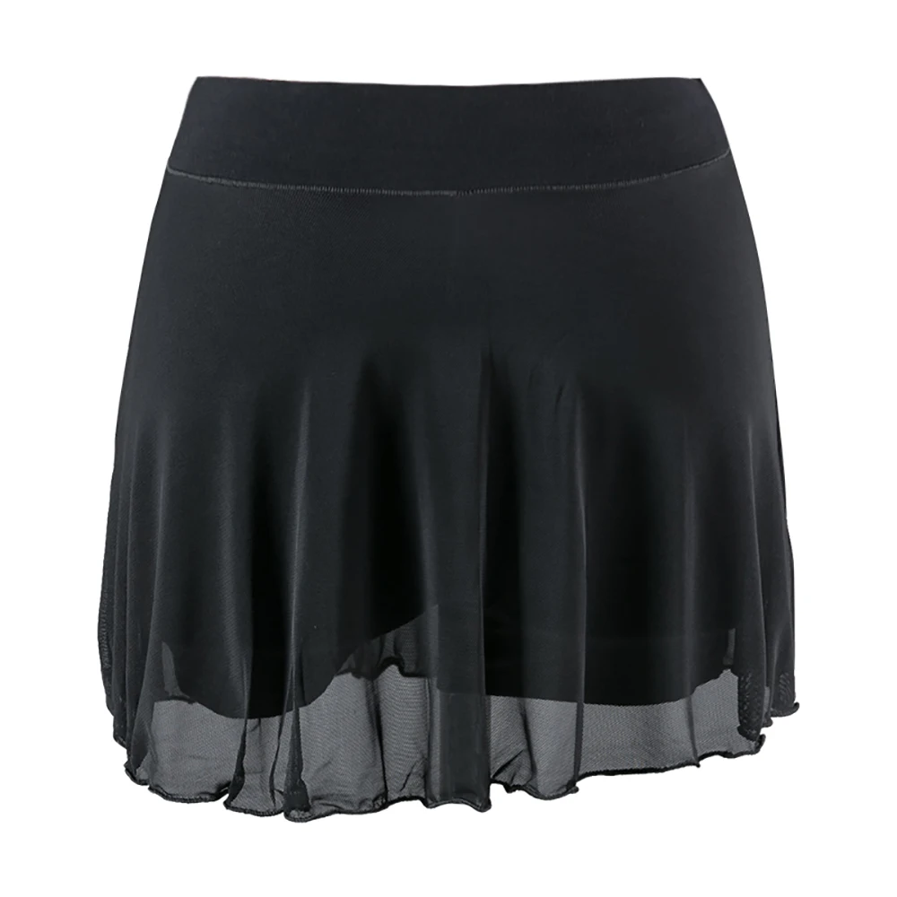 Юбка для латиноамериканских танцев одноразмерная юбка из лайкры девочек модель