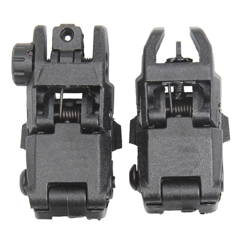 Style 5 black Тактический AR15 AR 15 AR-15 складной откидной передний задний прицел смещение Быстрый переход резервный Железный прицел двойной l прицеливания отверстия - Цвет: Style 5 black