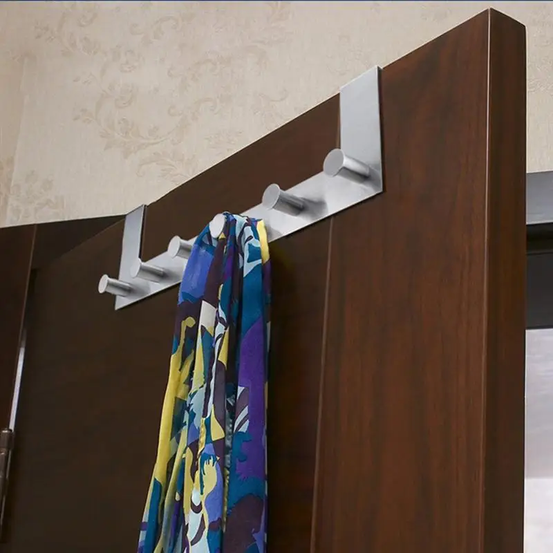 LUOEM крючки на дверь из нержавеющей стали вешалка для одежды брюк шляпы полотенце