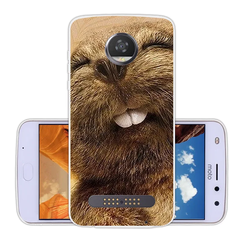 Для Motorola Moto Z2 z2 Play мягкие чехлы для телефонов XT1710 5 &quotЗвездный чехол Z (2nd Gen) Coque |