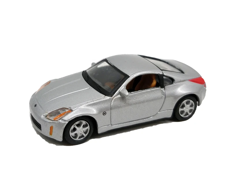 Nissan 350Z Silver 1: 72 дорожная Подпись Nissan 350Z Lexus SC430 RS4 литая модель автомобиля - Цвет: Nissan 350Z Silver