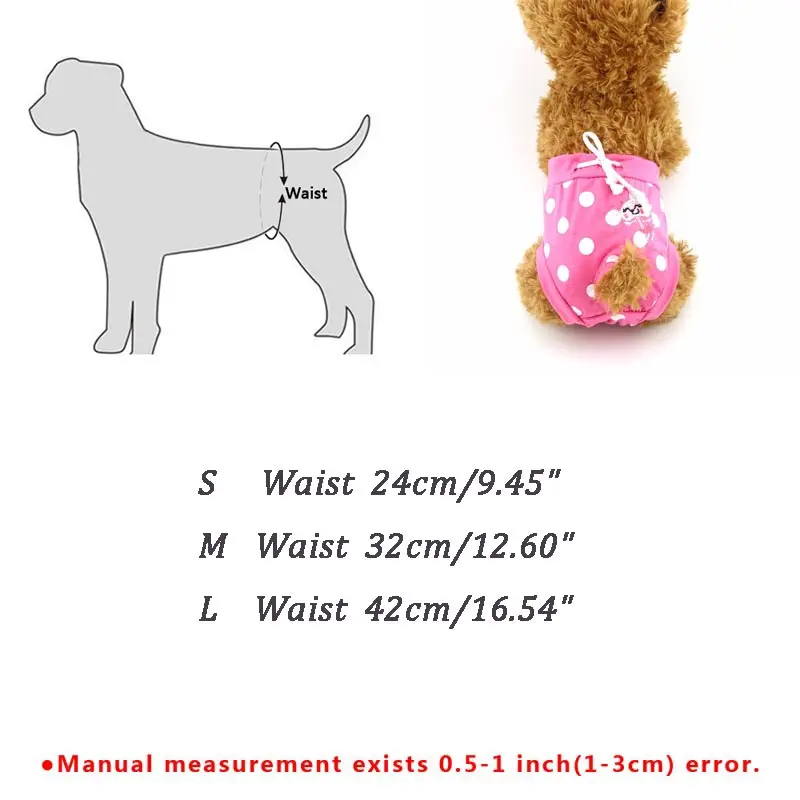 Моющиеся подгузники Sweet Dog Cat физиологические штаны нижнее белье для маленьких