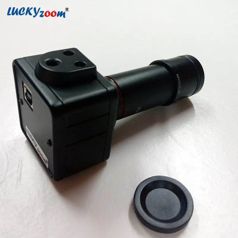 Luckyzoom HD 5MP USB Cmos камера электронный цифровой окуляр микроскоп адаптер Бесплатный драйвер захвата изображения для Win7/Win8/Win10
