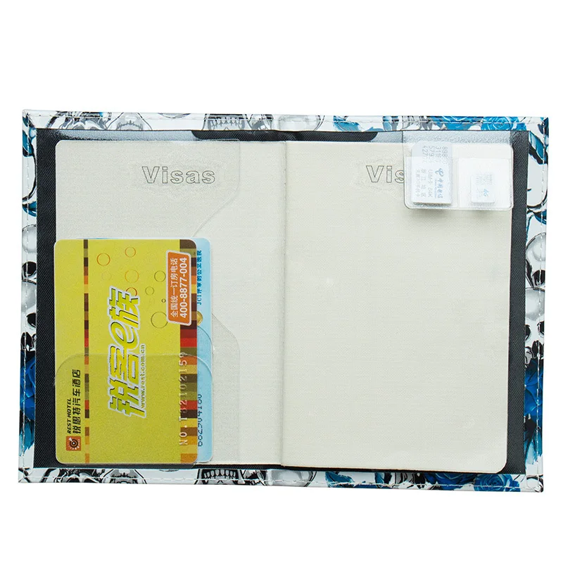 Новый дорожный дизайнерский чехол из искусственной кожи для паспорта Женский с