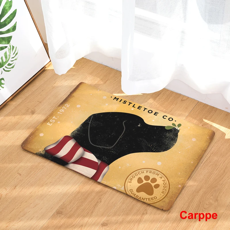 Придверные коврики креативные персональные с принтом собаки напольные кухонные
