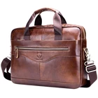 Мужской портфель из натуральной кожи, винтажная деловая сумка для компьютера, модные сумки-мессенджеры, мужская сумка через плечо, сумка-почтальон