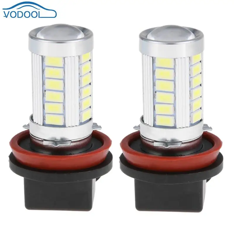 2 шт./пара 12 В постоянного тока H8 5730 33SMD белый светодиод передний противотуманный