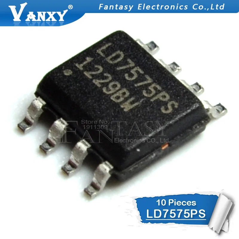 10 шт. LD7575PS SOP8 LD7575 SOP LD7575BGS лапками углублением SOP-8 LD7575APS SMD и