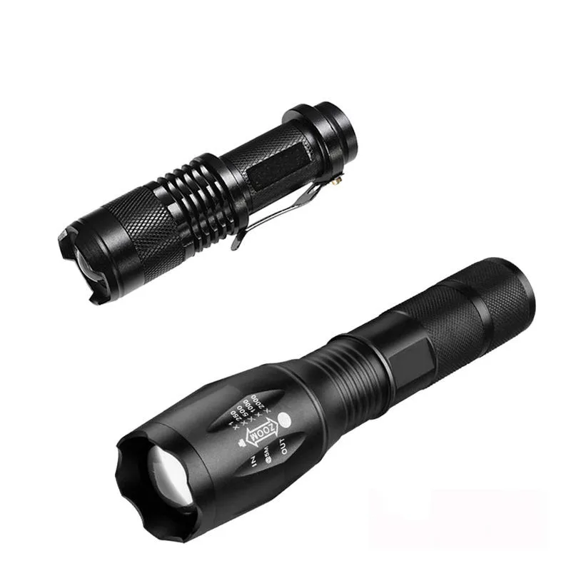 Портативный мини ручка светильник CREE 2000LM светодиодная вспышка Фонарь карманный