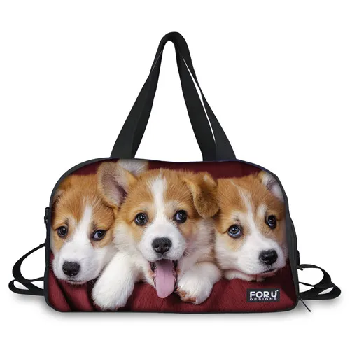 W2845T FORUDESIGNS/животные, кошки, собаки, мопса, милый женский йога спортивный зал, сумки для йоги, коврики, сумки для спорта на открытом воздухе, большая сумка, дорожные сумки на плечо - Цвет: W2845T