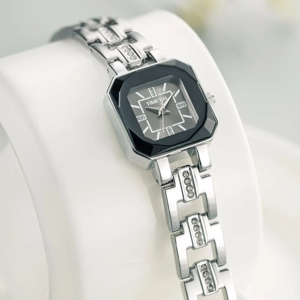 

TIME100 Women Watches Diamond Ladies Dress Dress Bracelet Hand Watches Clock Relogio Feminino