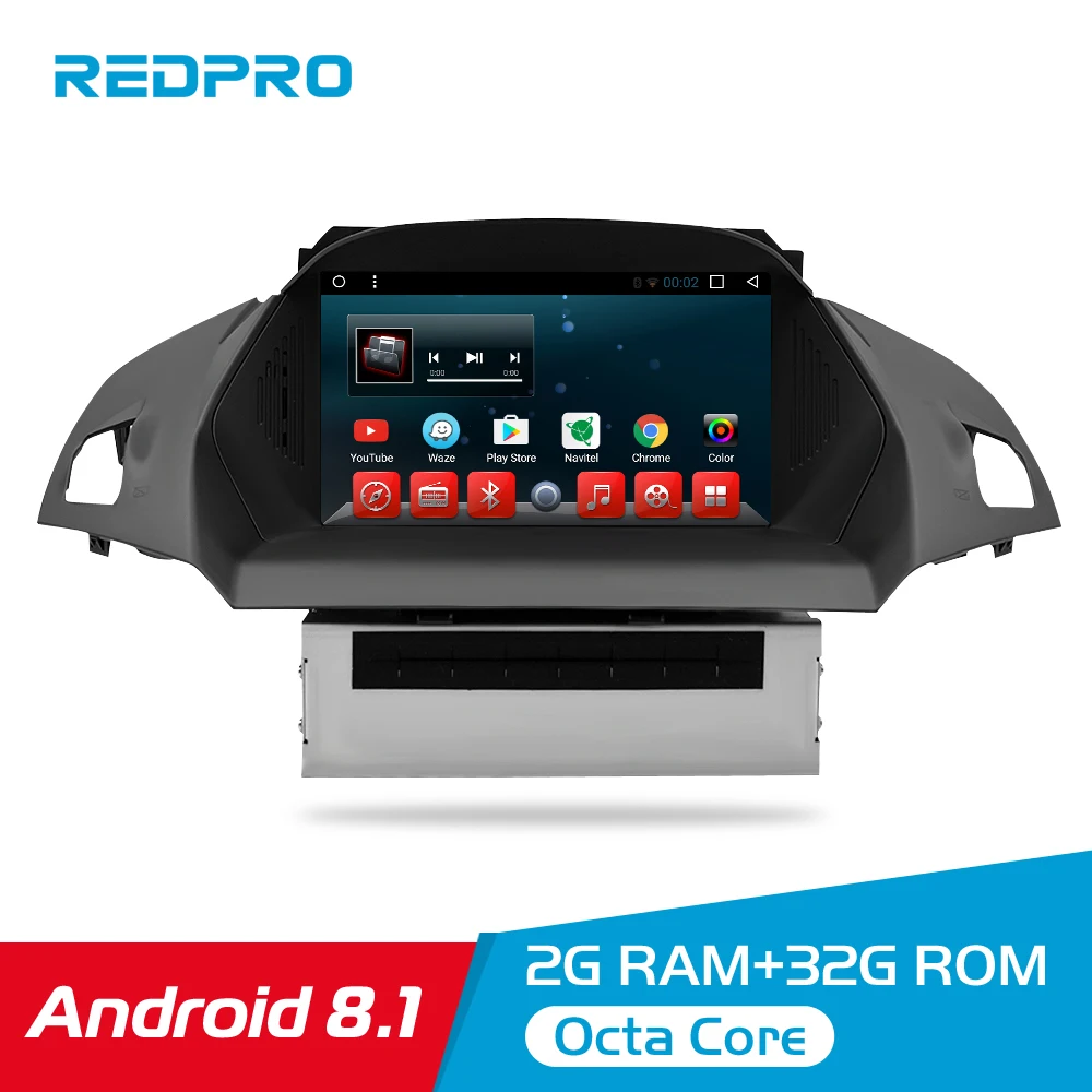 Автомобильный мультимедийный DVD плеер Восьмиядерный Android 8 1 для Европы Ford Kuga C Max
