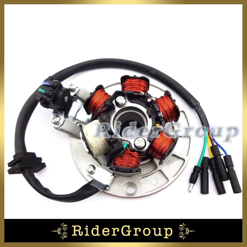Магнитный статор двигателя с светильник кой для китайского мотоцикла YX 140 куб. См