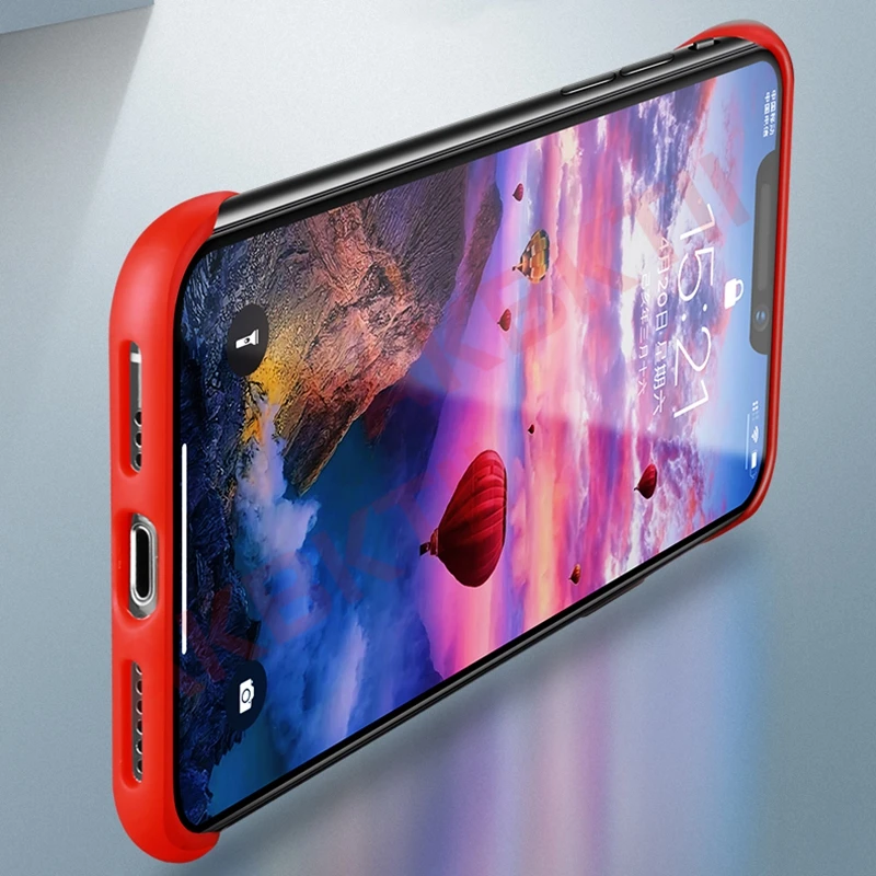 AKBKTII безборный матовый чехол для телефона iphone xr палец кольцо ремешок прозрачный