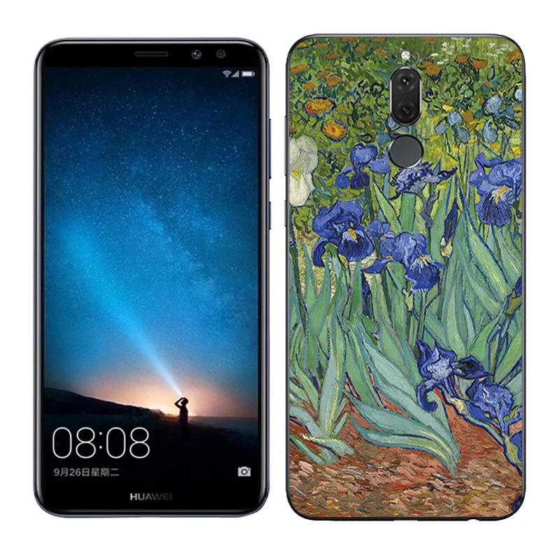 Мягкий силиконовый чехол для телефона Huawei Nova 2i с масляной окраской Mate 10 Lite / nova