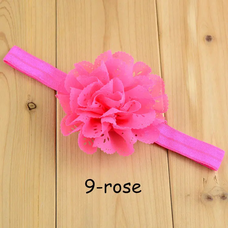 30 шт./лот эластичные повязки на голову для девочек Мягкая повязка с 3