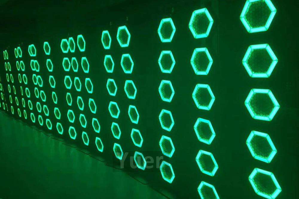 2 шт./лот светодиодный Ретро вспышки света 6x144pcs SMD свет для сцены RGB 800 Вт сценический свет для День рождения концерт диджея декоративный светильник