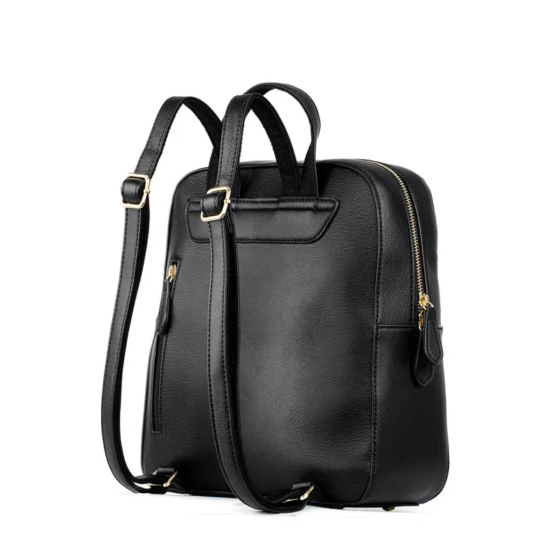 Barbie Популярные женские рюкзаки для девочек рюкзак черный Искусственная кожа