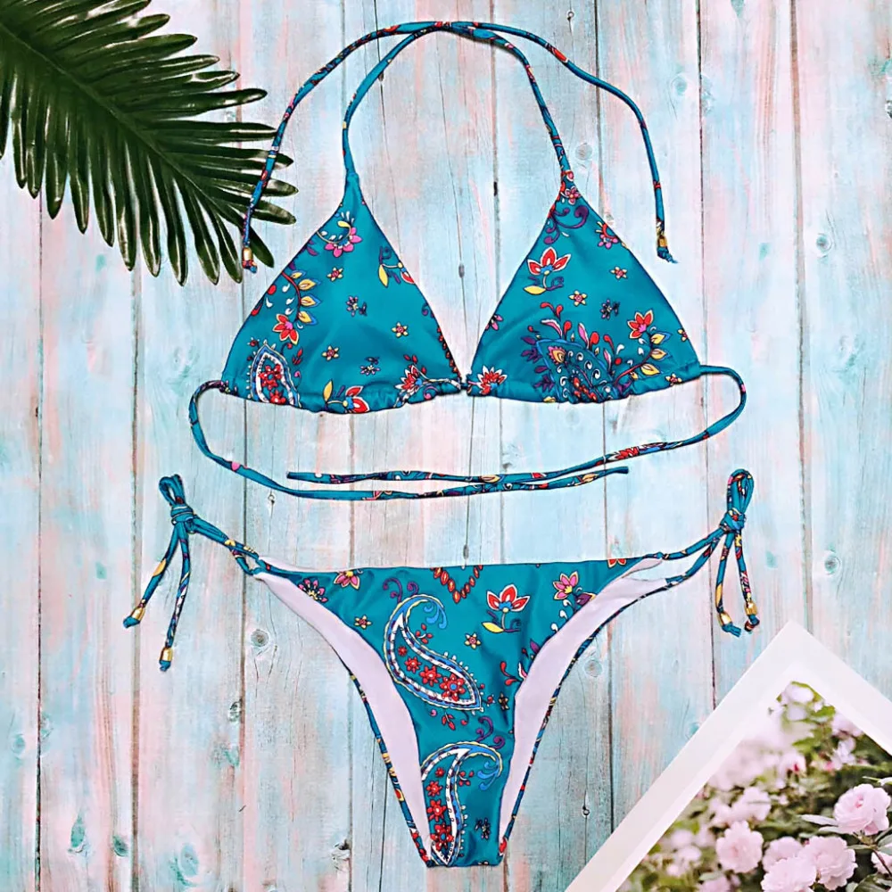 Женский купальный костюм с чашками пуш ап треугольным вырезом и ап|Спортивные