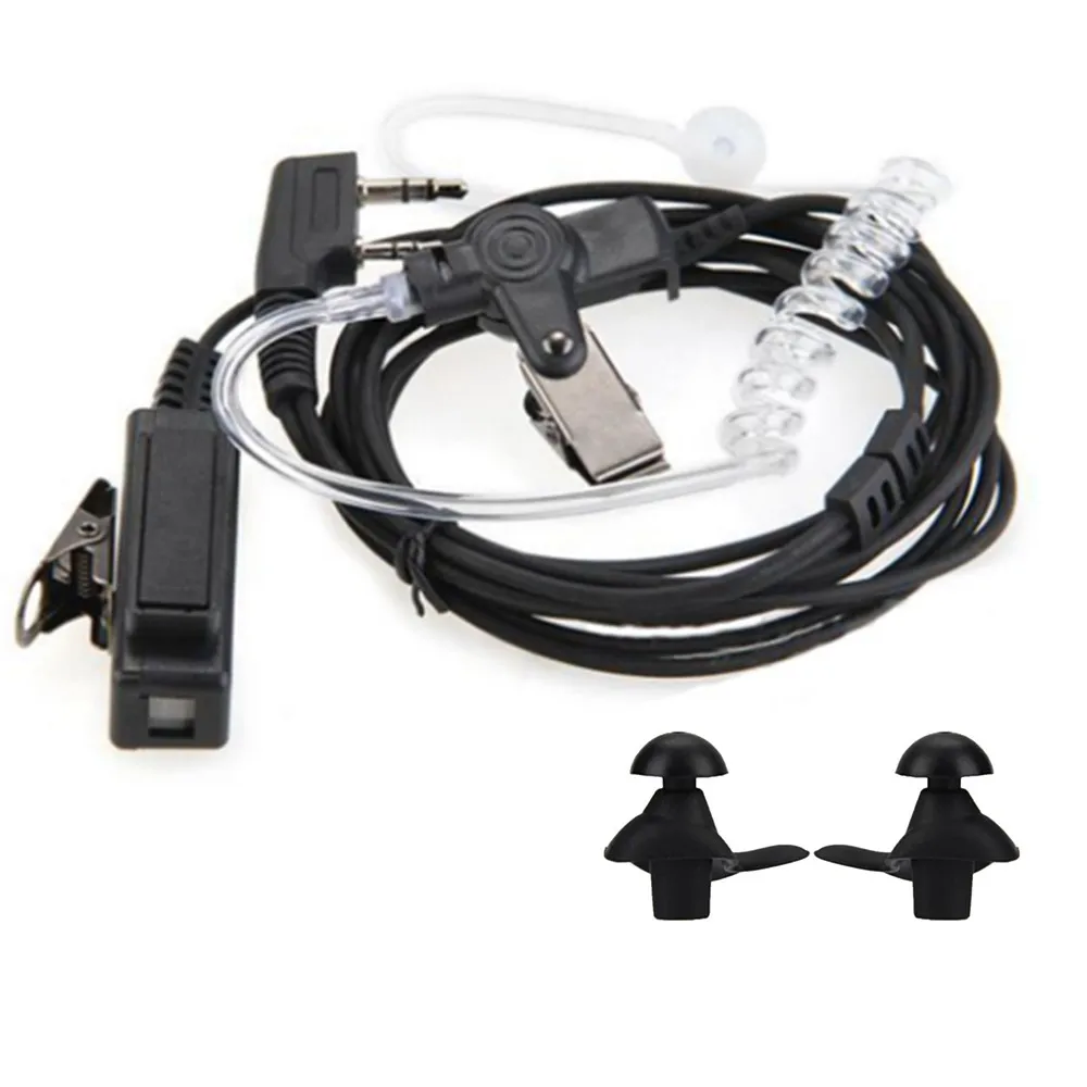 ФБР 2 контактный скрытый акустический воздушный трубчатый наушник безопасности