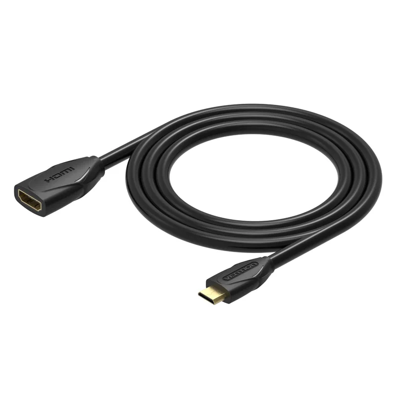 Vention высокоскоростной мини микро-hdmi мужчин и женщин HDMI удлинитель синхронизация данных адаптер