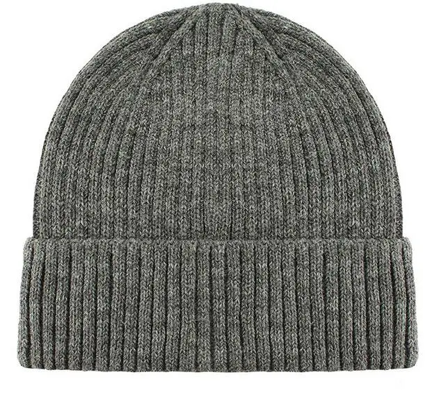 Free Embroidery LOGO Winter Beanies Adult Elastic skull caps Custom Letters Hat Women Warm Beanie Thickness Hiphop Knitted Hats