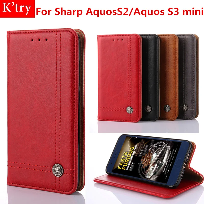 Для Sharp Aquos S2 флип-чехол для S3 мини-чехол HQ RetroWallet кожаный чехол s с подставкой capa |