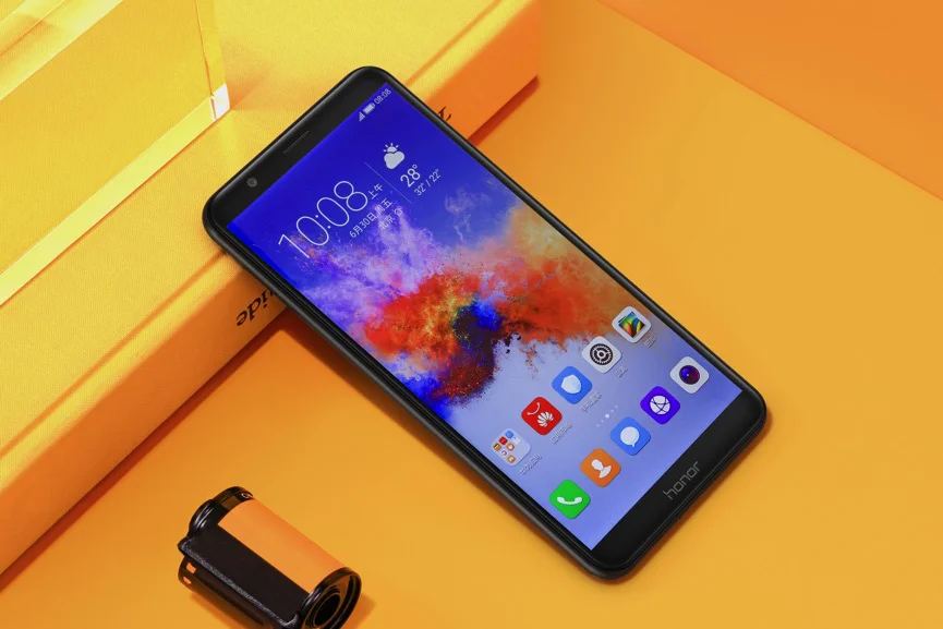 Honor 7X5,93 дюйма, полноэкранный экран 2160* 1080pix, OTA, обновленный мобильный телефон, Восьмиядерный, 2,4 ГГц, двойная камера заднего вида, 16 МП