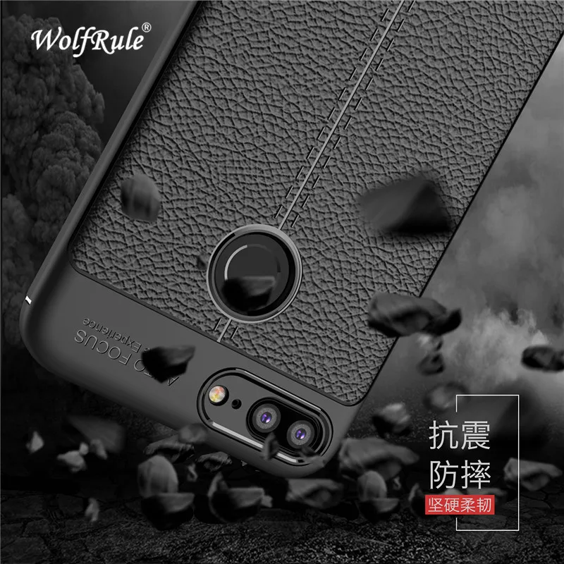 

Чехол WolfRule Huawei Honor 9 Lite, чехол Honor 9 Lite, ударопрочный Роскошный кожаный чехол из ТПУ для Huawei Honor 9 Lite, чехол]