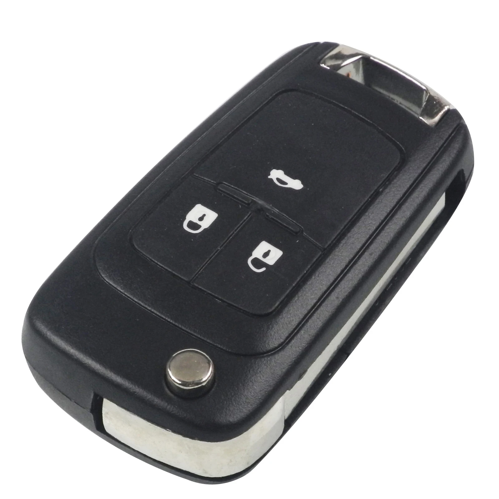 3 Кнопки Jingyuqin для OPEL VAUXHALL Astra J Corsa E Insignia Zafira C 2009- для Buick откидной складной чехол для дистанционного ключа - Количество кнопок: 3 Кнопки