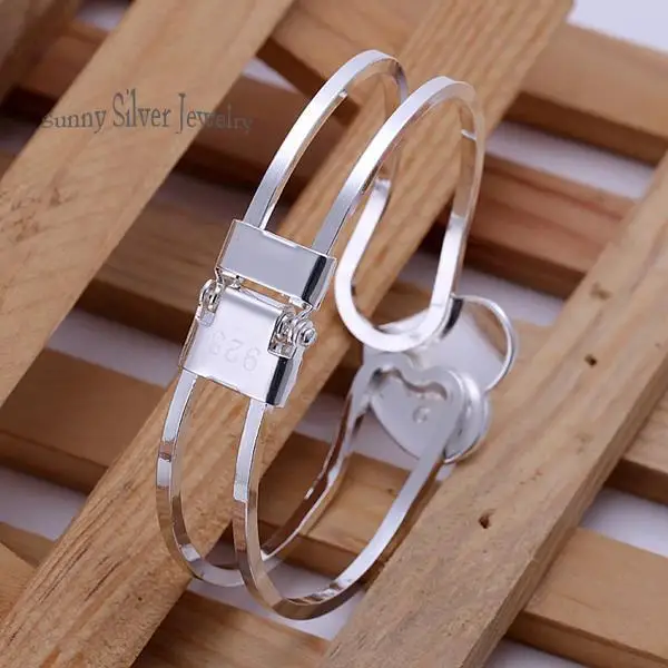 B007 Free Shipping SGS Test Past Latest Trendy Classic 925 Sterling Silver Plating Bangle Wholesale Price | Украшения и