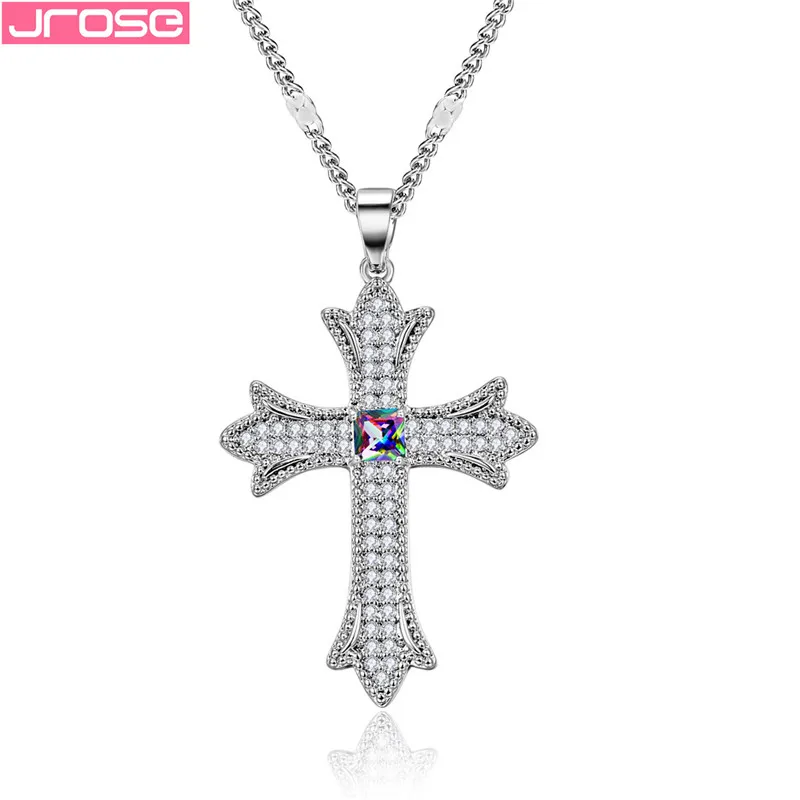 JROSE Новые Модные посеребренные подвески ожерелья для женщин ювелирные изделия