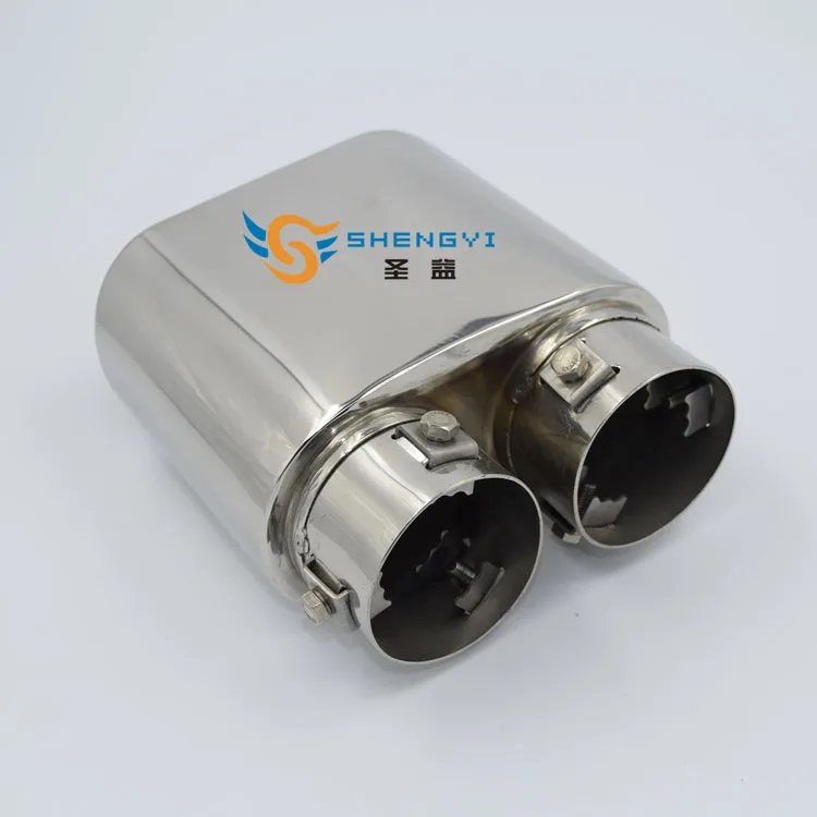 1 шт. наконечник выхлопной трубы из нержавеющей стали универсальный глушитель