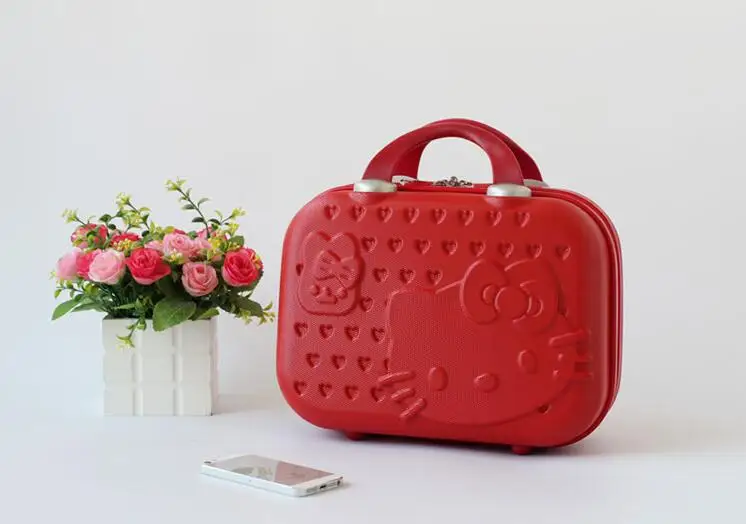 POESECHR Лидер продаж ручной косметический чехол 14 inchmakeup чехол Красота чехол косметичка Блокируемая коробка для ювелирных изделий для дам подарок