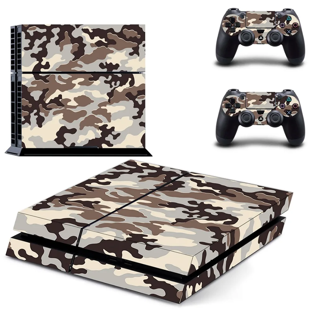 Наклейки для консоли PS4 Playstation 4 виниловые наклейки камуфляжные контроллеров