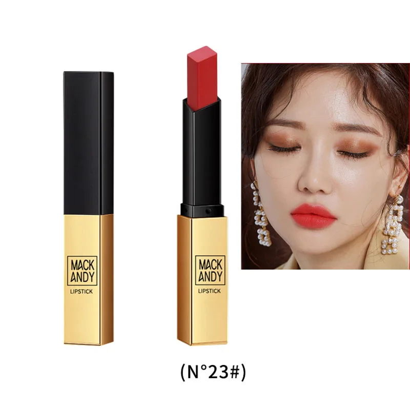 MACK ANDI сексуальная красная помада томатного цвета водостойкая долговечная тонкая