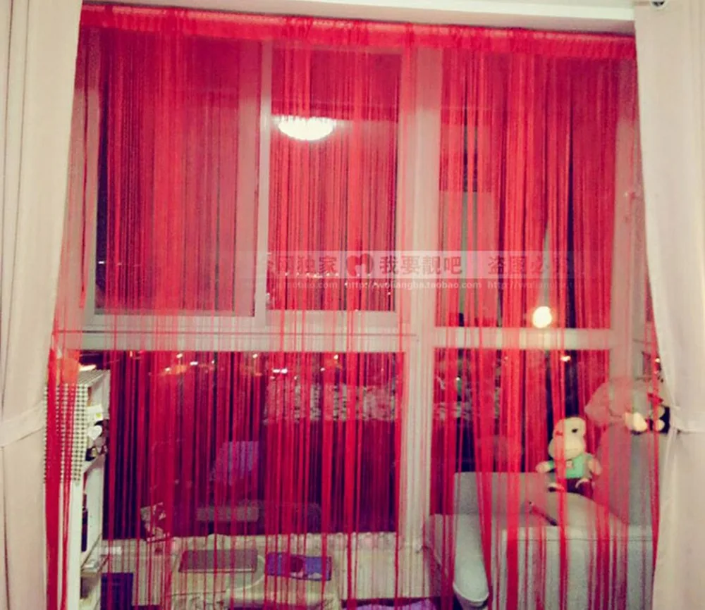 Прямая красная Свадебная перегородка с кисточками крыльцо двери держатель для