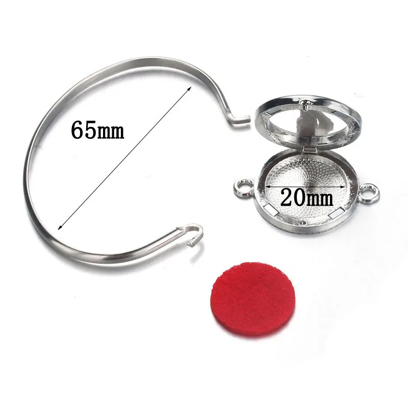 New Aromatherapy Bracelet Diffuser Jewelry Stainless Steel Perfume Essential Oil Aroma Bracelets bangle women | Украшения и