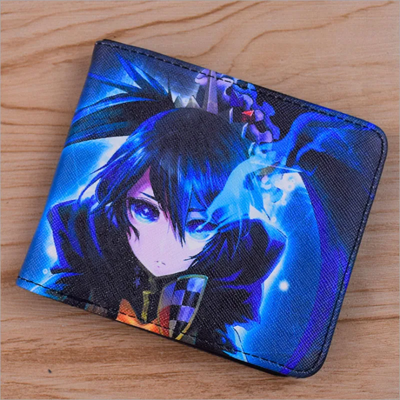 Красочные аниме одна штука/Черный Рок Шутер/Touken Ranbu онлайн PU короткий кошелек/кошелек